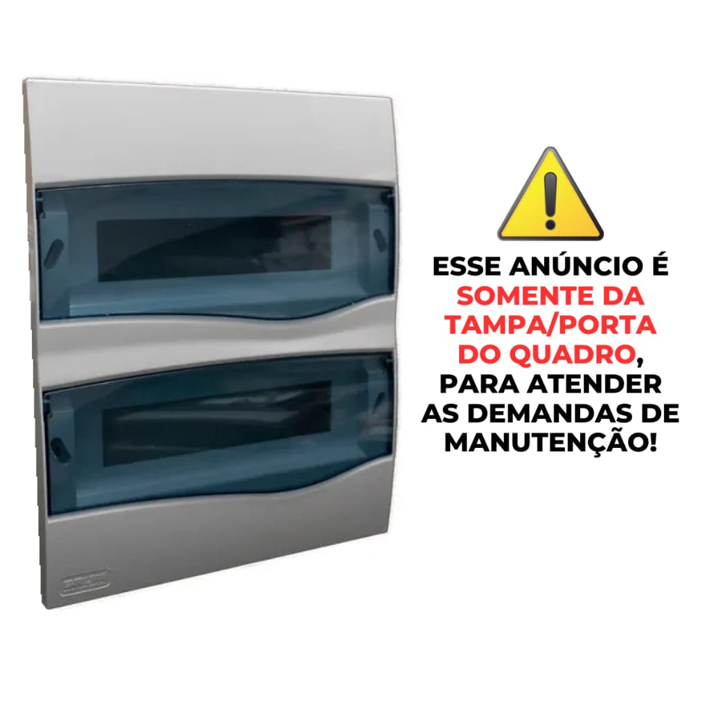 Tampa Para Quadro de Distribuição BR24 BRUM 24 Polos