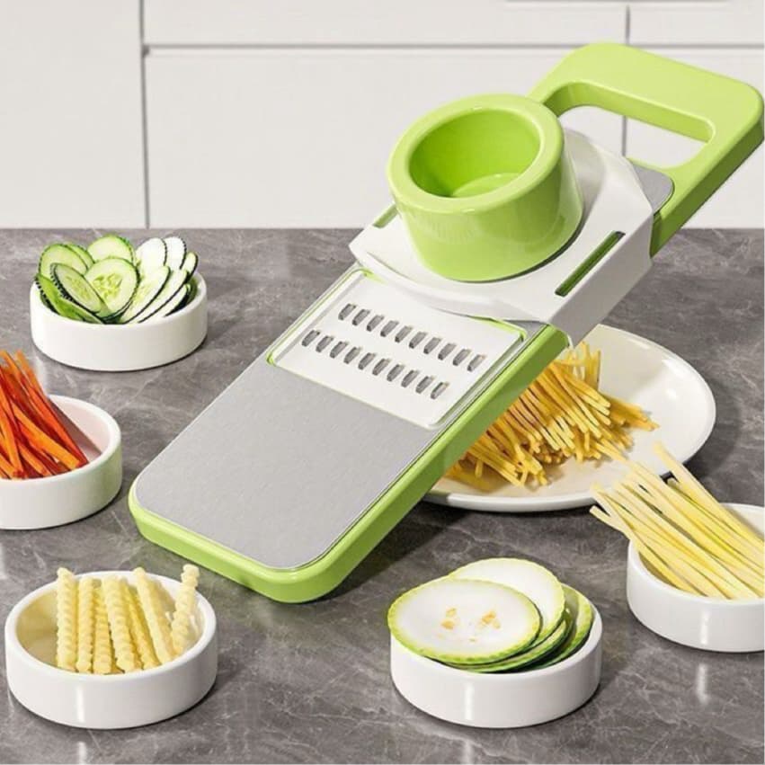 Fatiador Cortador 5 Em 1 Ralador e Descascador De Alimentos de Legumes Frutas Cozinha
