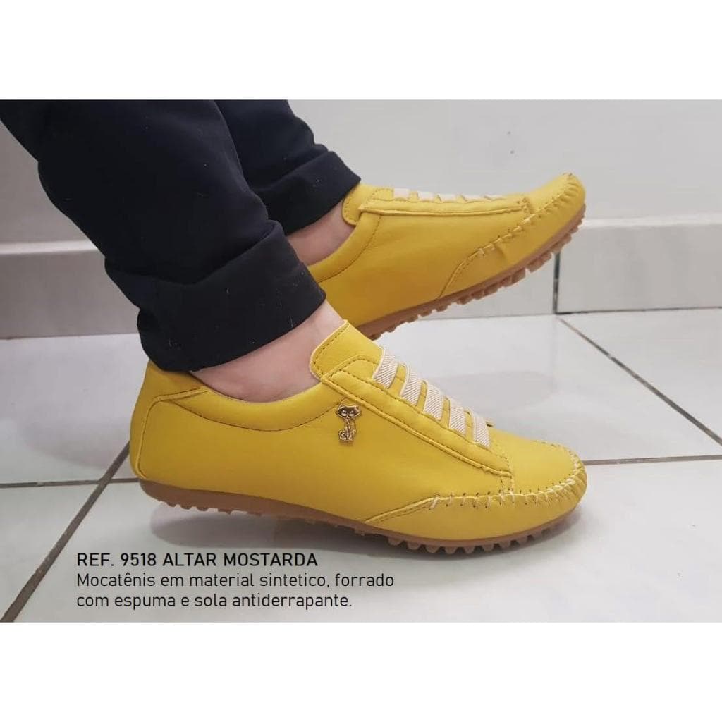 Tênis Feminino Mocatênis Sapatênis Mocassim Casual Confort