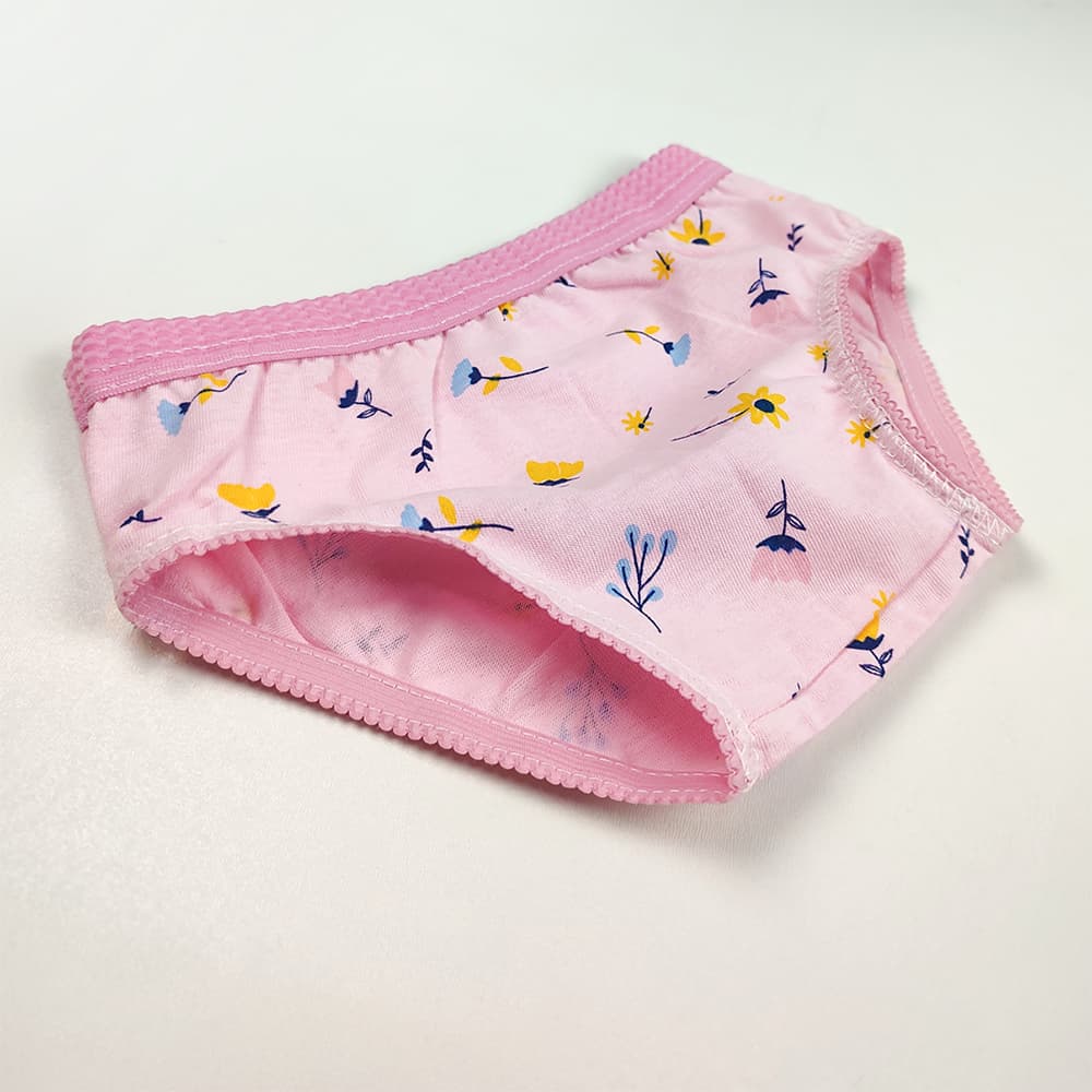 Kit 10 Calcinhas Confortáveis Infantis em Algodão com Estampa e Cós Rebatido