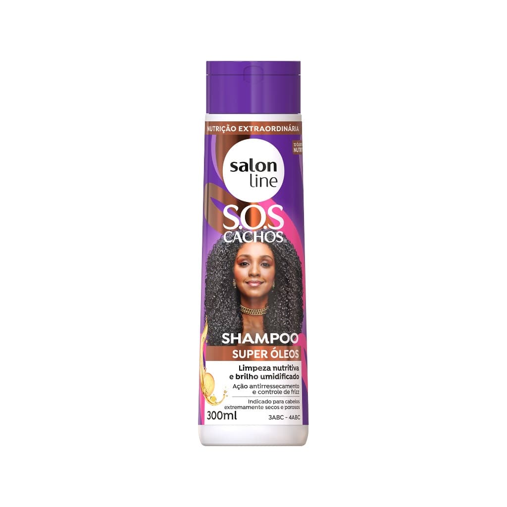 Shampoo SOS Cachos Super Óleos Salon Line 300ml