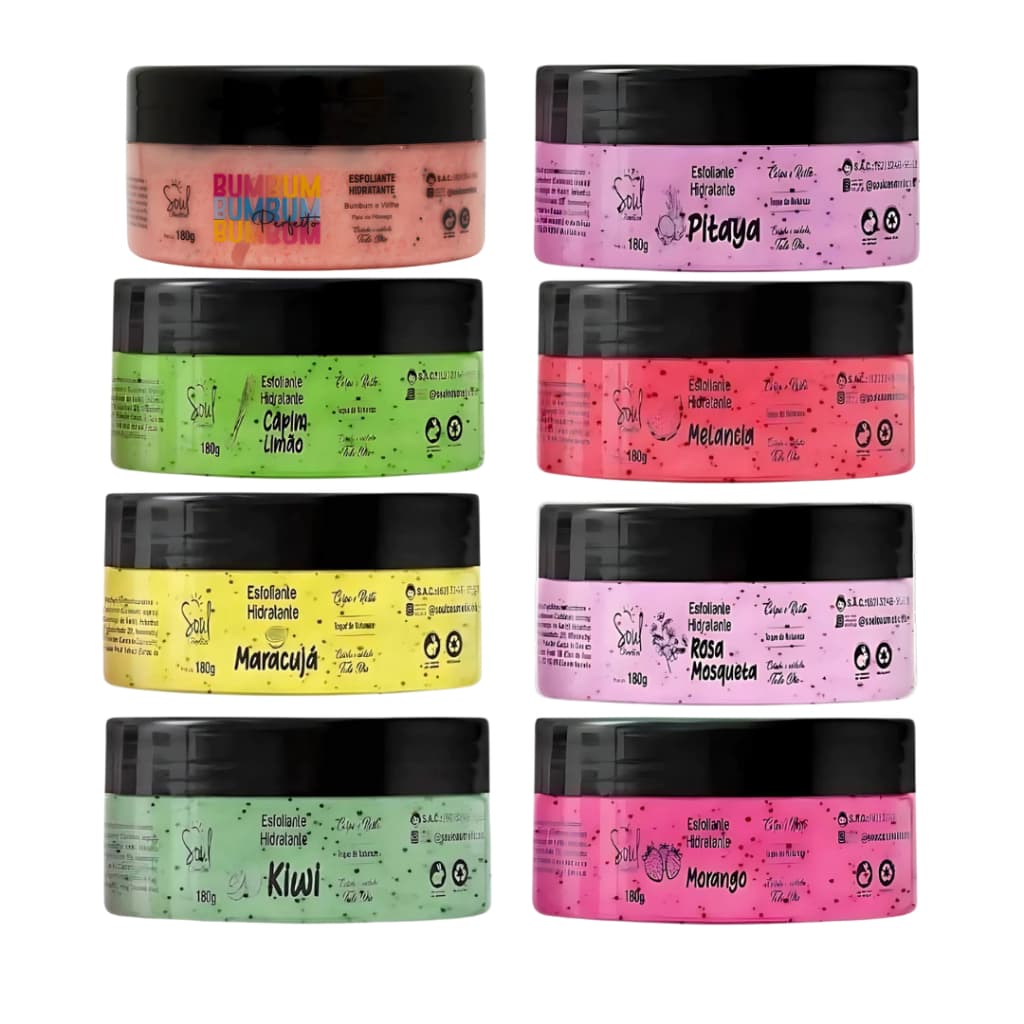 Esfoliante Hidratante Corporal 180g Soul Cosméticos
