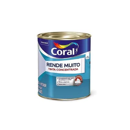 Tinta Parede Rende Muito Coral 900ml Rende Até 25m² Por Demão Cores Variadas