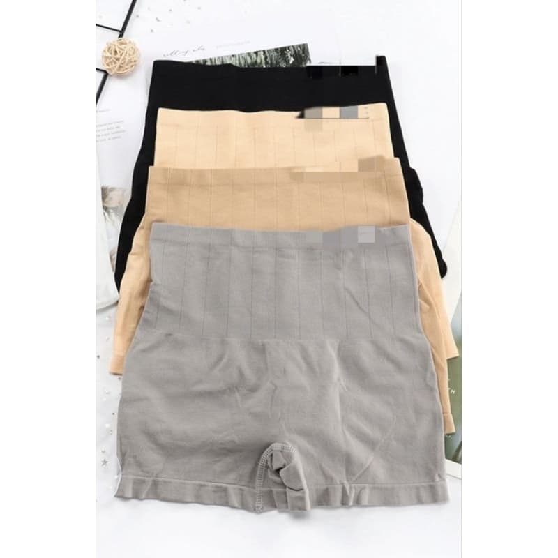 Cuecas boxer de cintura alta calças modeladoras femininas 928