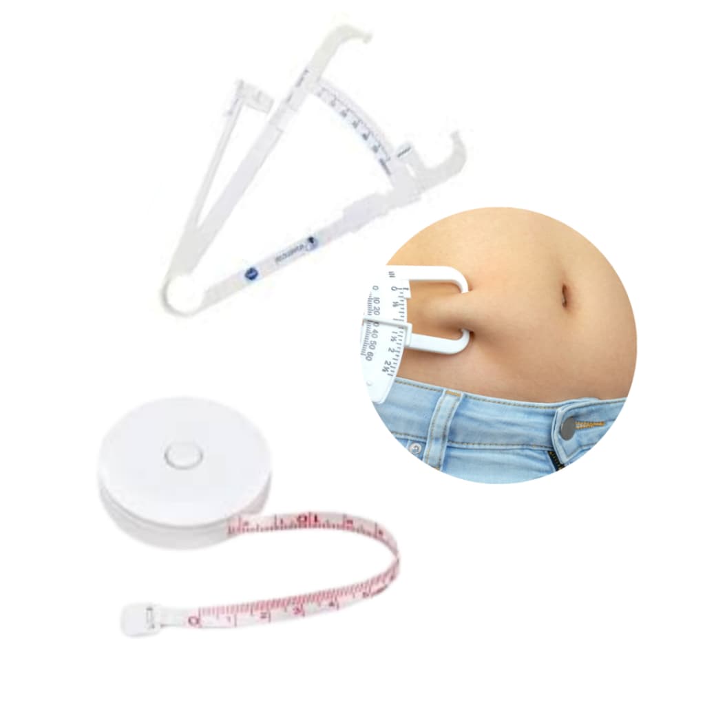Kit Adipômetro + Fita Métrica - Medidas Corporais