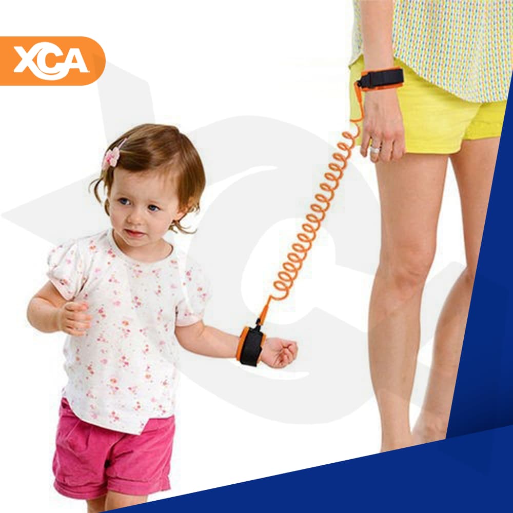 Pulseira Segurança Infantil Guia Cordão Crianaça Para Passeio Anti-Perda Pulso Seguro Perdido Algema