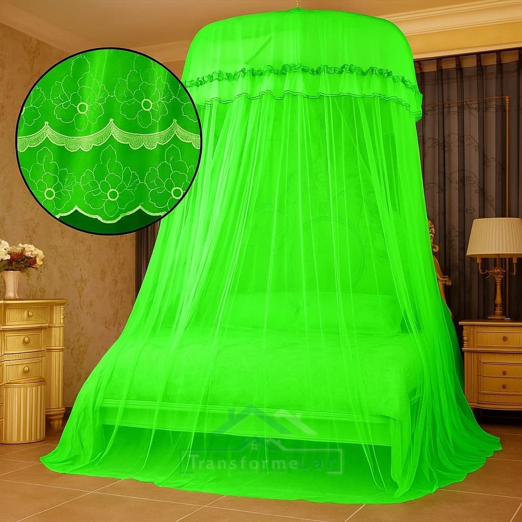 Mosquiteiro Teto Casal/Queen/King 10M Indiano C/ Elastico Promoção