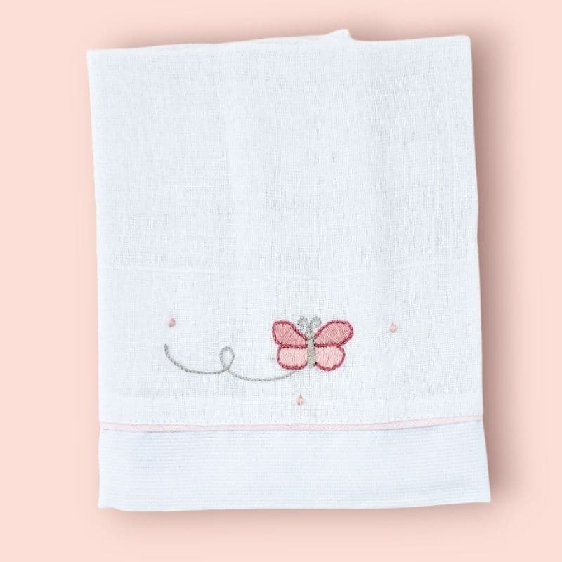 Fralda de Boca Bordado Rococó - diversas cores e bordados