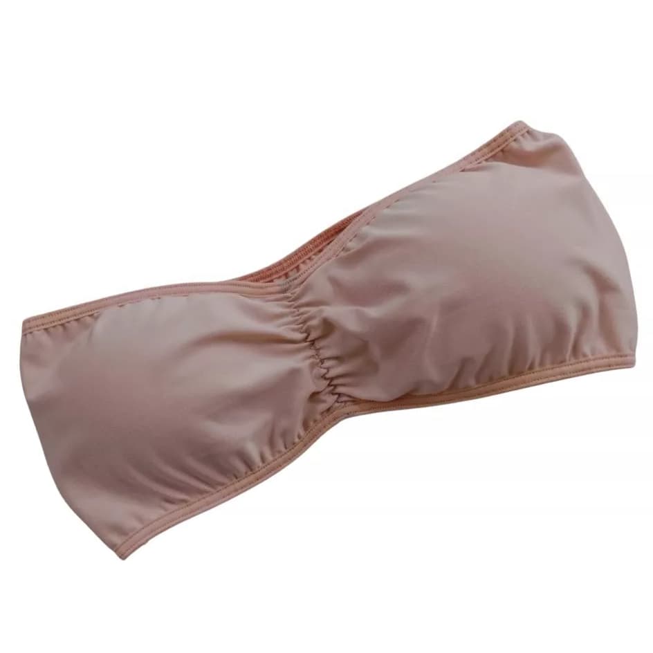 Sutiã Top Faixa Bustie Tomara Que Caia Com Bojo