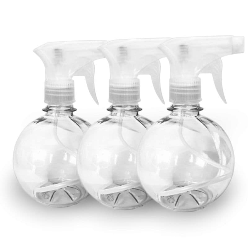 kit com 3 Frasco Borrifador Pulverizador Bolinha Pet 300ml Spray