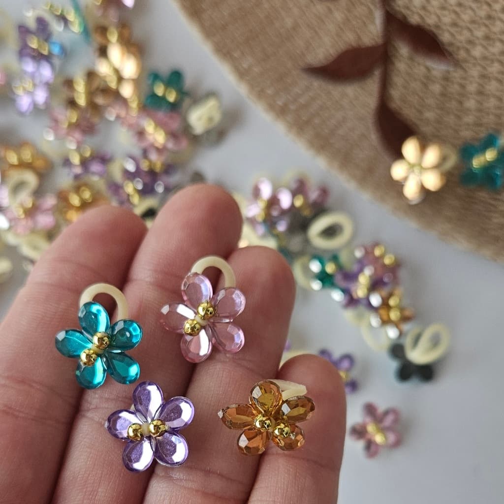 Mini ponto de luz Flor de chaton penteado pet Banho e Tosa Pet Shop jóia cachorro