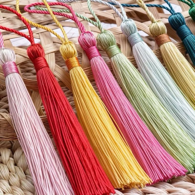 Pingente De Seda Tassel 7.0 cm Pacote com 40 unidades para Decoração artesanatos