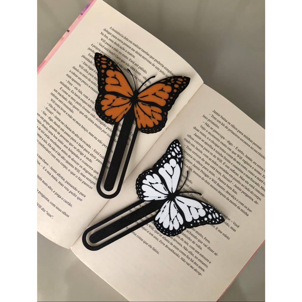 Marcador de páginas para livros e cadernos "Borboleta" 1 UNIDADE