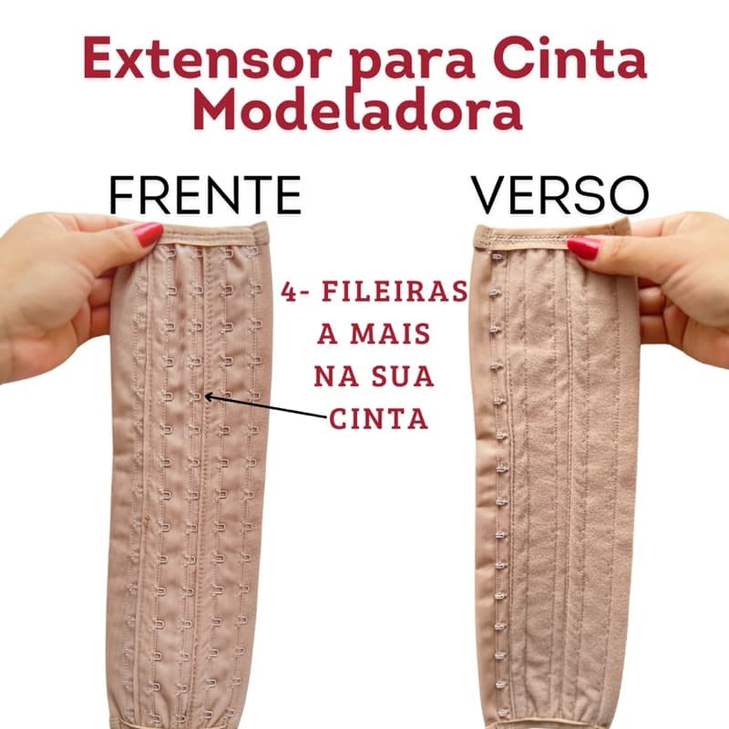 Extensor reforçado para Cinta Modeladora 15 casas
