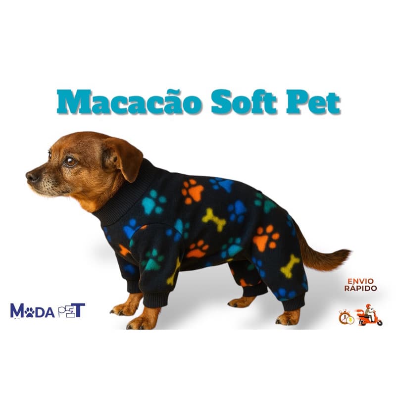 Roupa Pet Para Cachorros Macacão Pet Inverno Soft Moda Pet Atacado Roupa De Cachorro