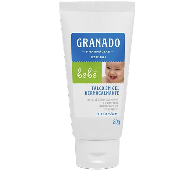 Talco Granado em Gel Dermocalmante Bebê Peles Sensíveis 80g