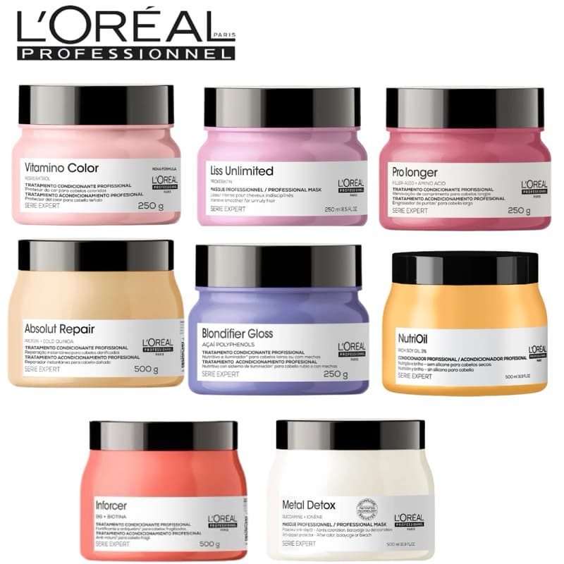 Máscaras Profissionais Loreal 50g