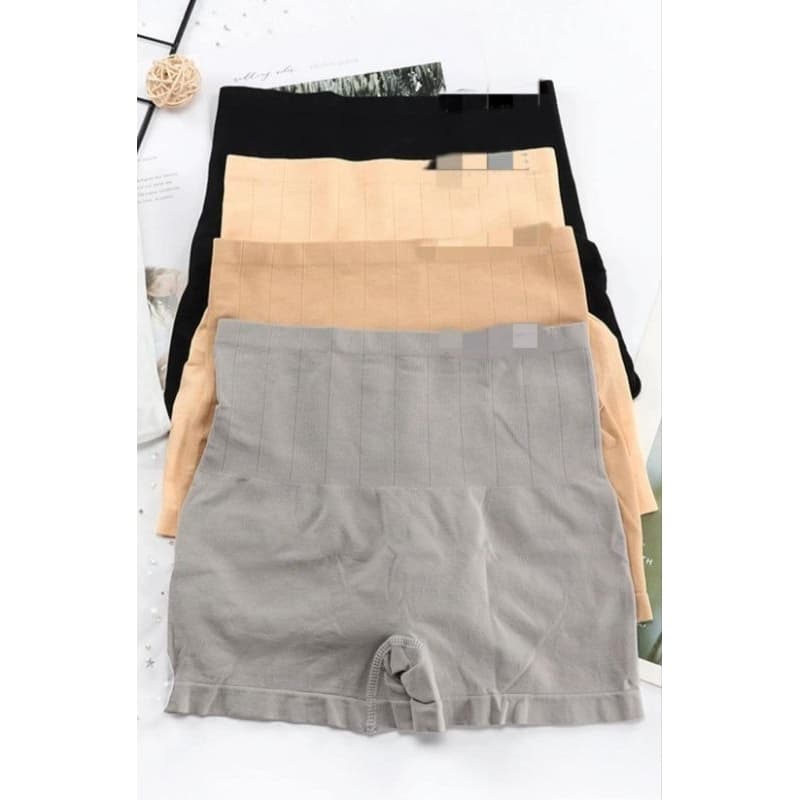 Cuecas boxer de cintura alta calças modeladoras femininas 928