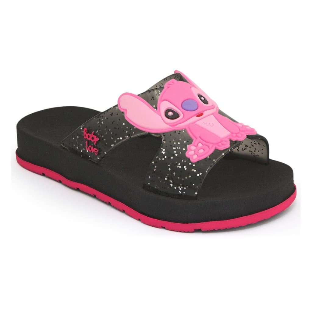 Sandália Infantil Feminina Stitch Moderna Papete Kids Meninas