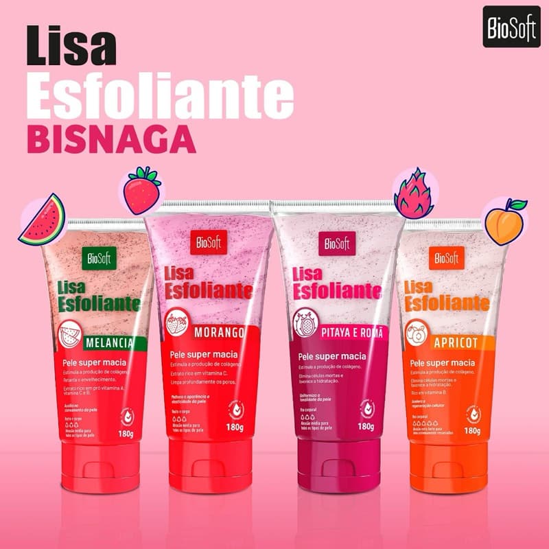 Lisa Esfoliante Bisnaga bio soft