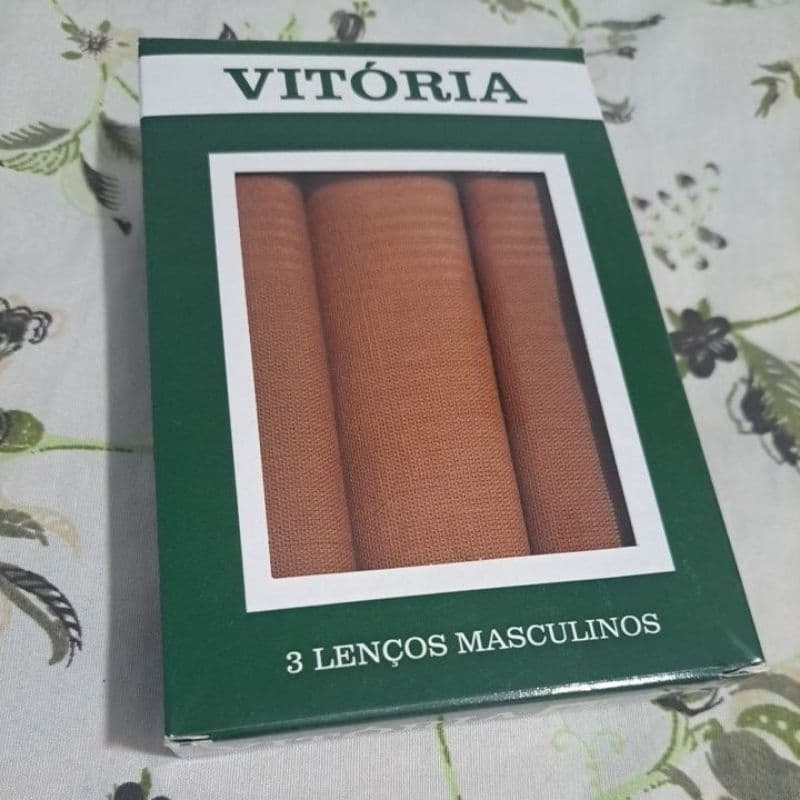 Caixa de Lenço Masculino 100% Algodão Sortidos