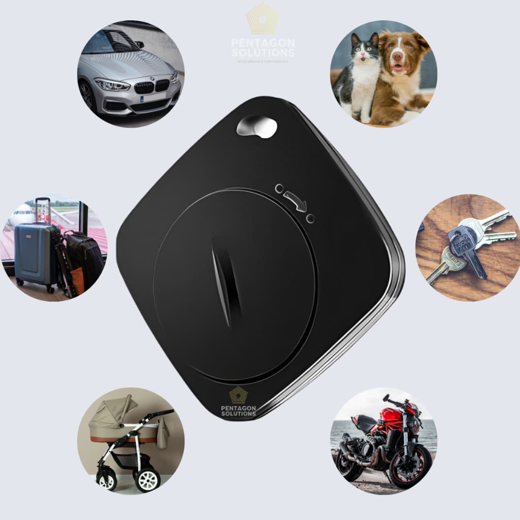Smart Tag Rastreador para Iphone IOS App Buscar Pet Carro Moto Mala Viagem Chaveiro