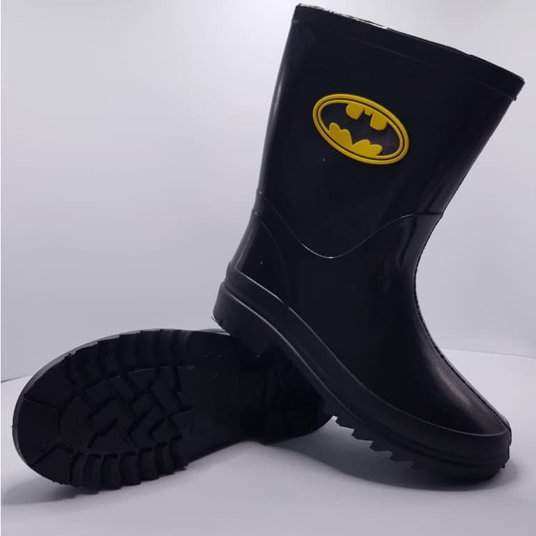 Galocha Infantil Menino Leve Impermeável Antiderrapante com Batman – Confortável Happy Kids