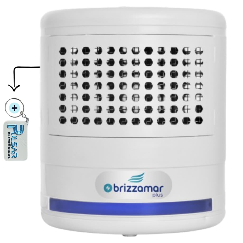 Purificador Ionizador E Ozonizador De Ar, 80m³ - Brizzamar