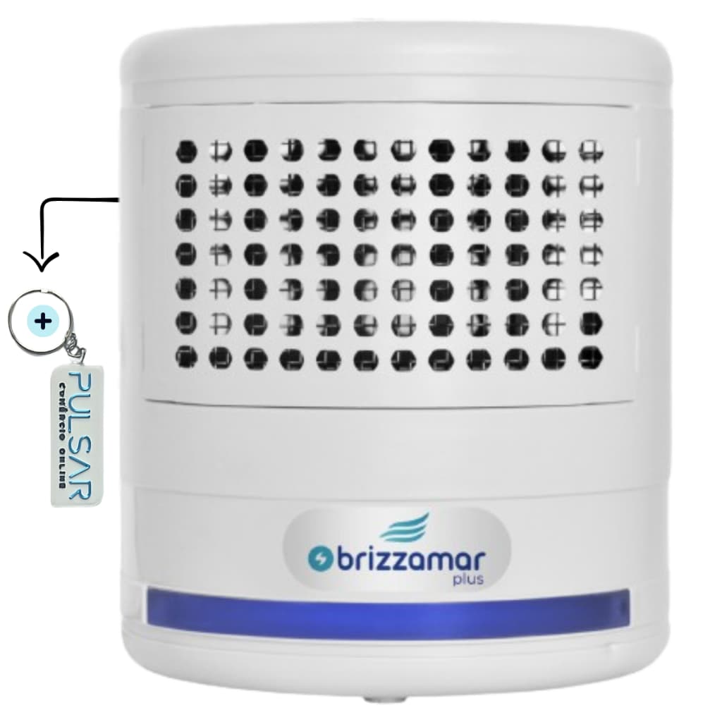 Purificador Ionizador E Ozonizador De Ar, 80m³ - Brizzamar