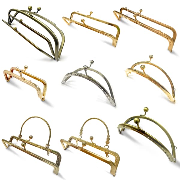 Alca Fecho Vovo Metal Vintage Bolsa Croche Trico DIY Costura Artesanato Importado Resistente