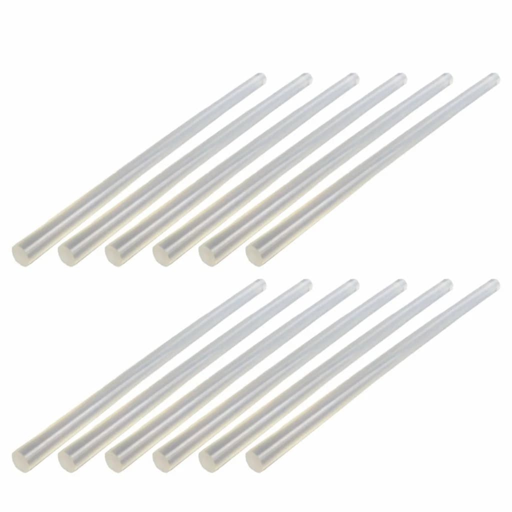 Bastão Cola Quente Refil Translucida Fina 7mm ou Grossa 11mm Grande 30cm pacote 1kg