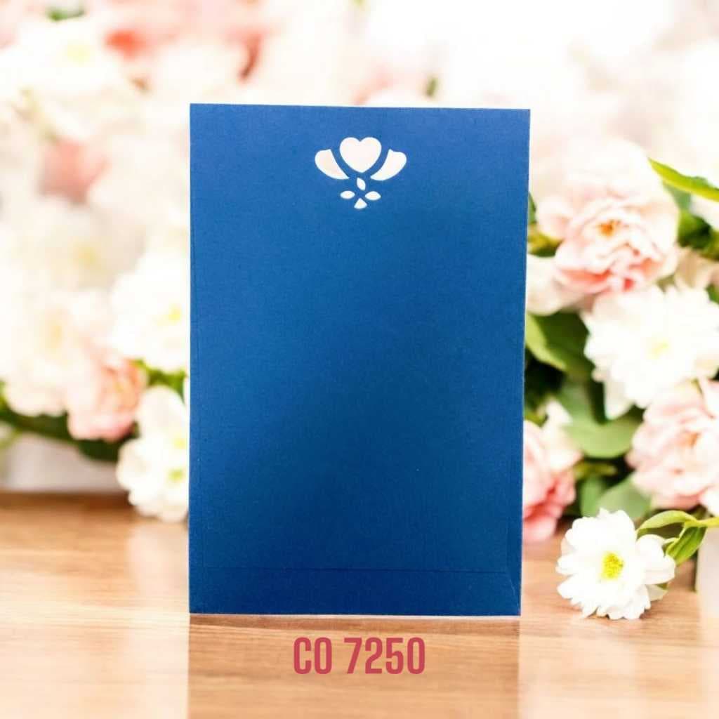 50 Convites de casamento mod. 7250 - Sem impressão do texto. Formato 14,7 x 22,3. Somente na cor anunciada