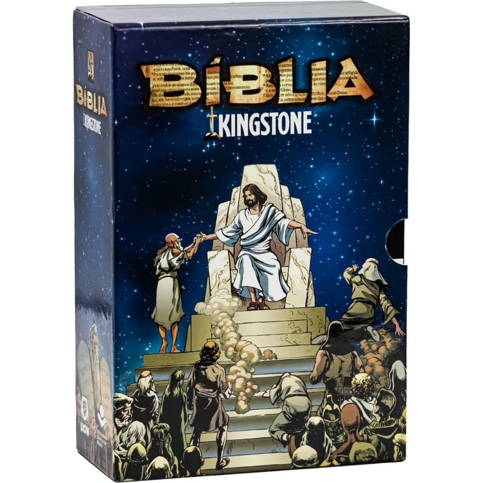 Bíblia Kingstone 6 VOLUMES Box Mangá - A Bíblia Completa Em Quadrinhos