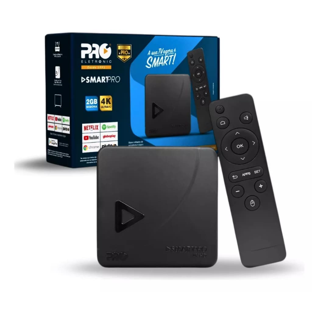 Smart Box Tv Proeletronic Prosb-3000 3 Geração Preto