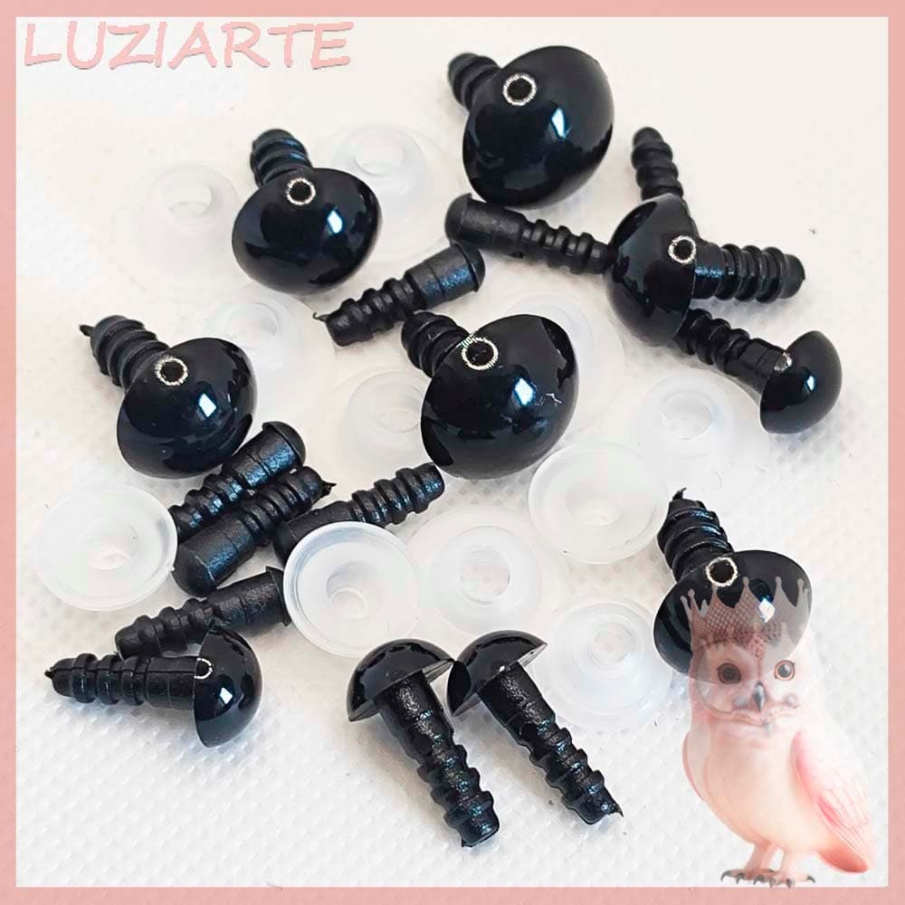 Olho Preto com trava - Pct. c/ 20 unidades ( 10 Pares )