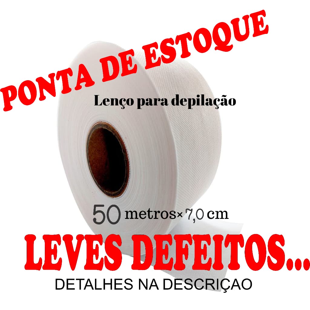 TNT PARA DEPILAÇAO LEVES DEFEITOS, IMPERFEIÇOES 7cm LARG 50 METROS GRAMATURA 80g ENVIO RAPIDO 24hrs