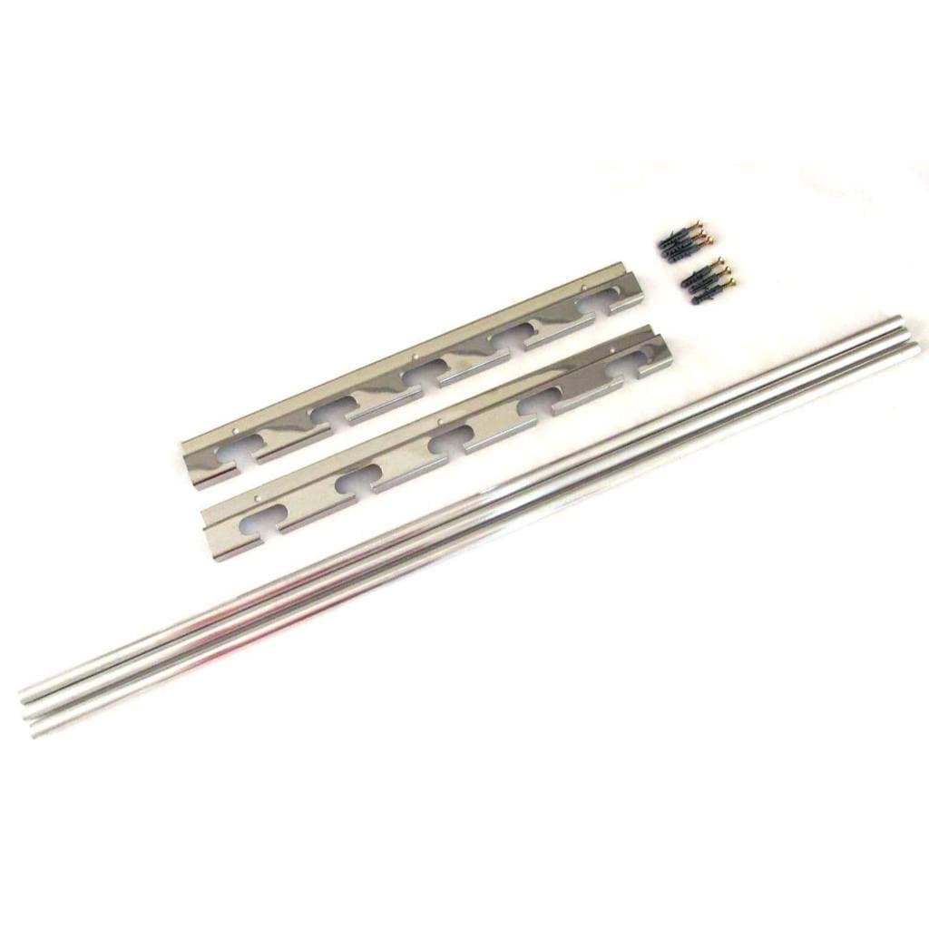 Meio kit suporte para churrasqueiras de alvenaria - tubos de 50cm a 90cm