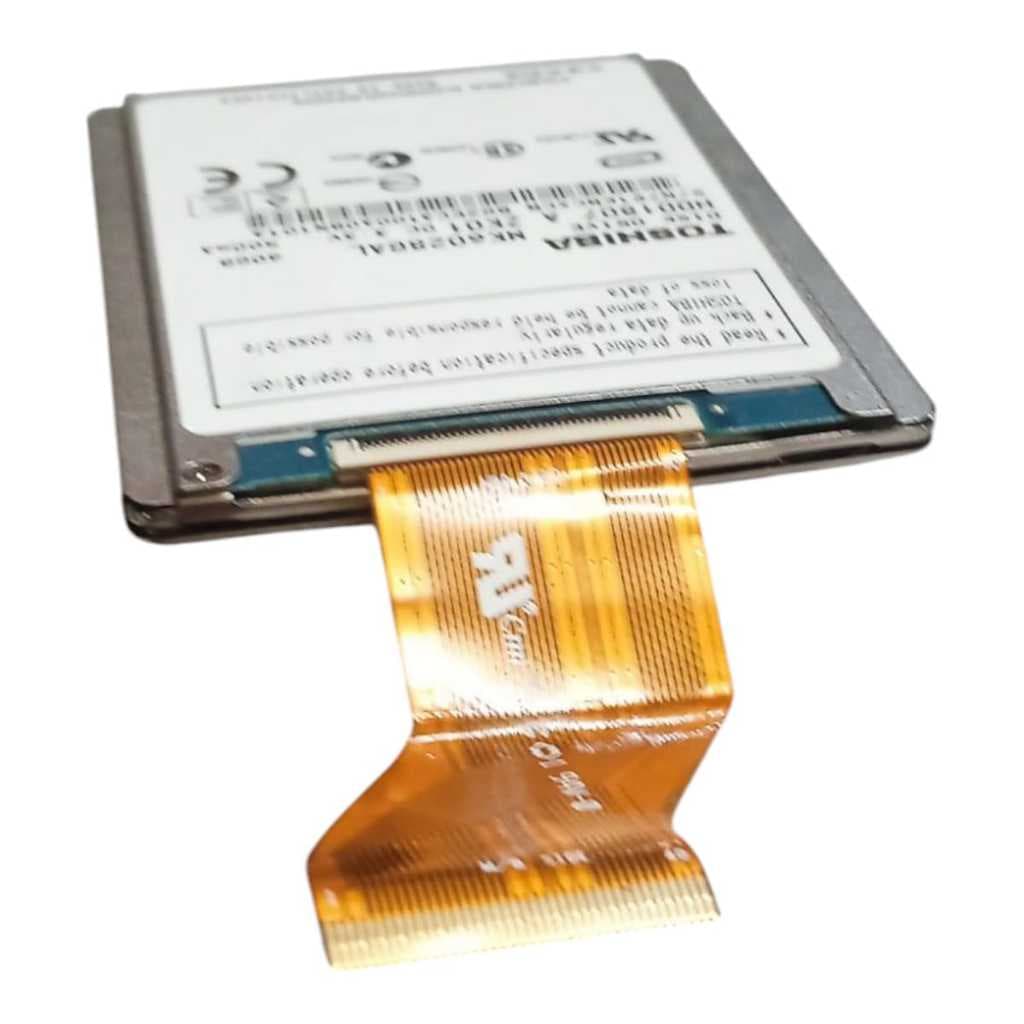 HD Toshiba MK6008GAH 60GB 1.8” ZIF para Notebook / iPod | Original | Usado