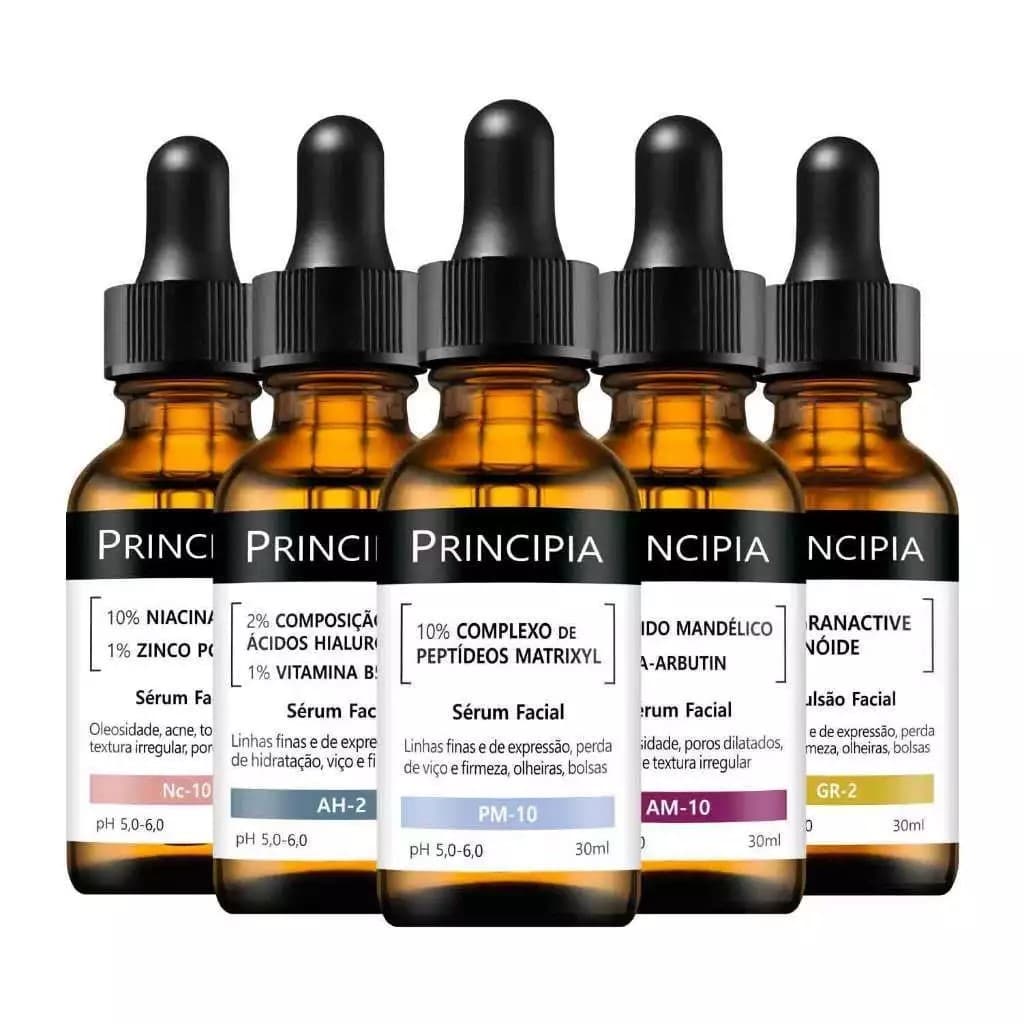 Principia Serums Niacinamida + Hialurônico + Peptídeos + Mandélico + Retinóide