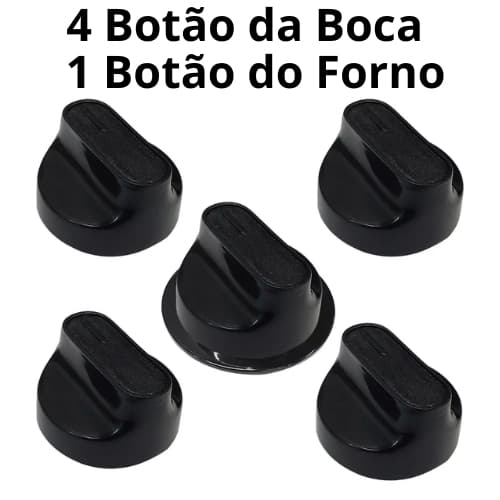 Botão Manipulo Para Fogão Consul Boca e Forno Cfo4 Cfs5 Cfs6