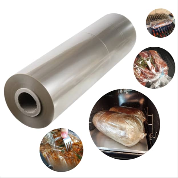 Bobina Papel Celofane Para Assados Churrasco Poliester 45cm X 65 Metros