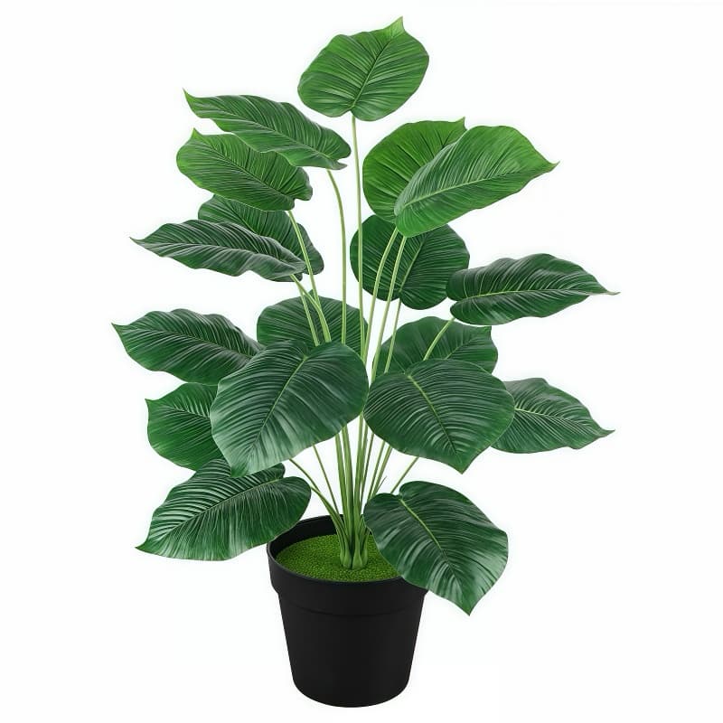 Planta Artificial Grande Folhagem 70cm Decoração Casa Sala