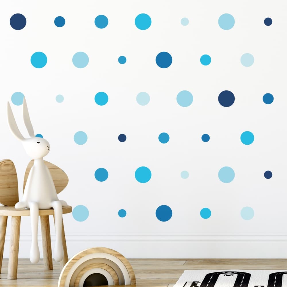 Adesivo de Parede Infantil 229 Bolinhas Nas medidas 5cm,4cm,3cm e 2cm Quarto Sala Menina Menino Decoração Bebê
