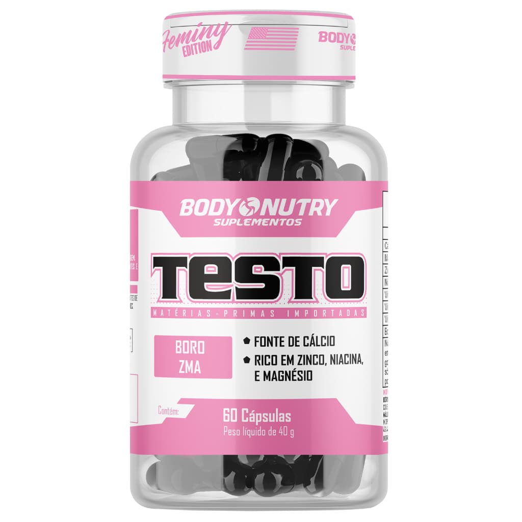 Testo Feminy - Suplemento Feminino Original Body Nutry