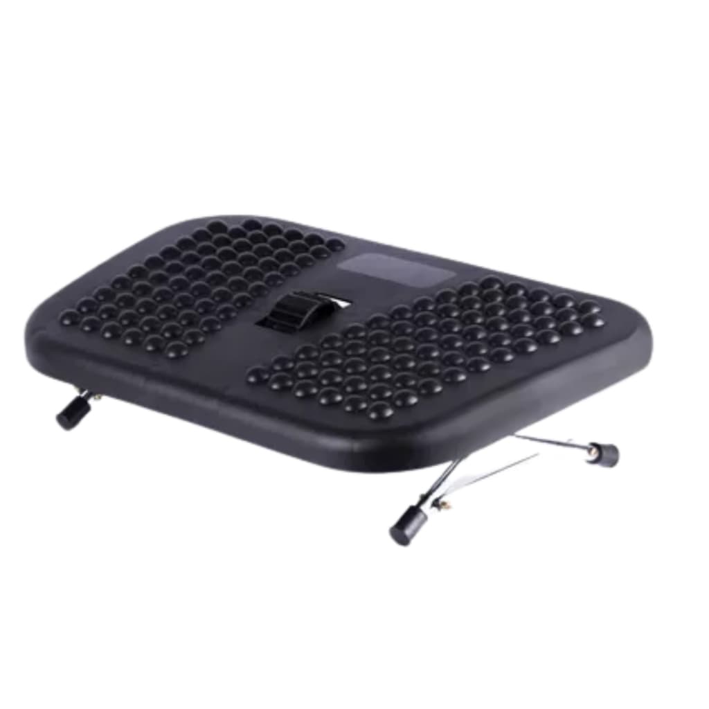 Apoio Pés Ergonômico Roldana Central 1.5.2.1 Preto Resolve