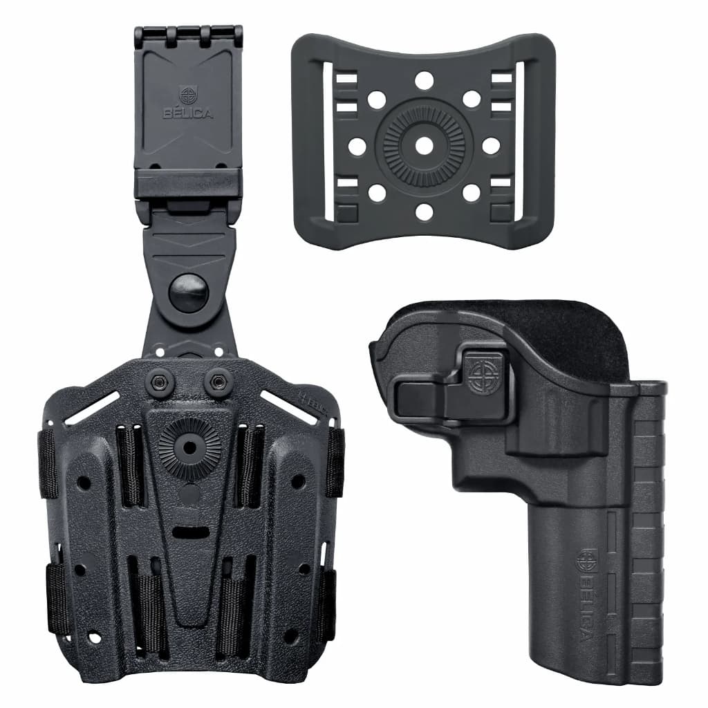 Coldre Revolver 38 Perna Coxa Cintura 6 Tiros Taurus Bélica