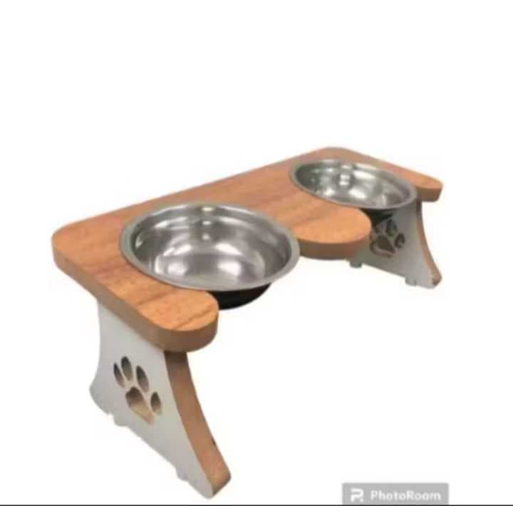 Comedouro Bebedouro Duplo Pet Elevado Cachorro e Gato