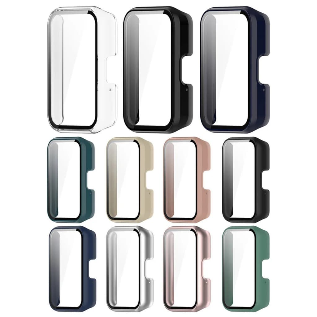 Capa Capinha Case Com Película de vidro Para Smartwatch Samsung Galaxy Fit 3 Relógio Fit3