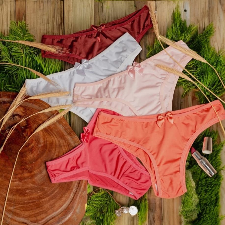 Kit 10 Calcinhas Juvenis Poliester  microfibra Conforto Elasticidade para Crianças Meninas Moças