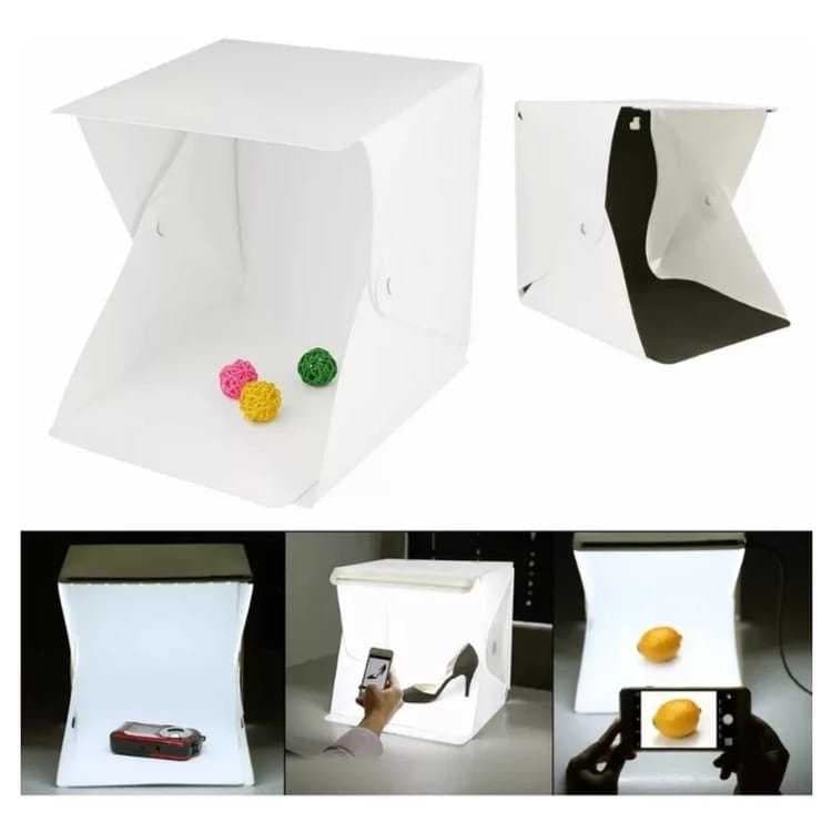Mini Estudio Fotográfico Portátil Com Led Ideal para Fotos Profissionais - SQ6701